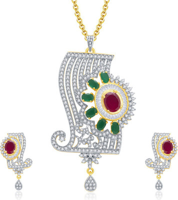 Sukkhi Alloy Jewel Set(Gold, White)
