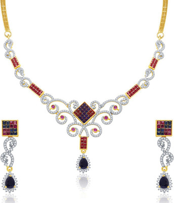 

Sukkhi Alloy Jewel Set(Gold, White)
