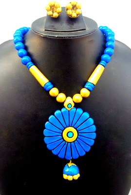 

Sudha Creations Terracotta Jewel Set(Multicolor)