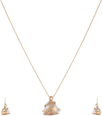 

High Trendz Alloy Jewel Set(Gold)
