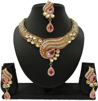 

Shree Bhawani Art Jewellery Alloy Jewel Set(Multicolor)