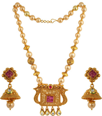 

K.R.S. Jewels Alloy Jewel Set(Gold)