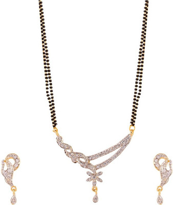 YouBella Alloy White Jewellery Set(Pack of 1)