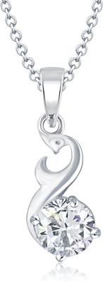 85% OFF on VK Jewels Glam Star Solitaire Rhodium Plated for Women & Girls Cubic Zirconia Alloy Pendant 85% OFF on VK Jewels Glam Star Solitaire Rhodium Plated for Women & Girls Cubic Zirconia Alloy Pendant