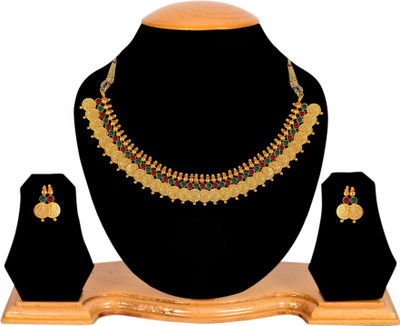 

American Diamond Alloy Jewel Set(Multicolor)