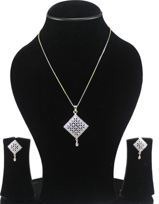 

You Bella Alloy Jewel Set(Silver)