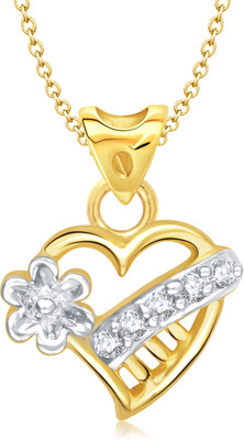 82% OFF on Vina Fashion Jewellery Yellow Gold Alloy Pendant