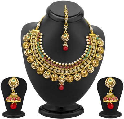

Trushi Copper Jewel Set(Gold)