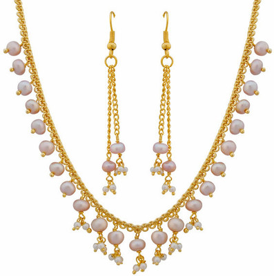 

Nisa Pearls & Jewellery Crystal Jewel Set(White)