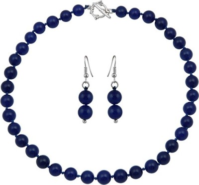 Pearlz Ocean Alloy Blue Jewellery Set(Pack of 1)