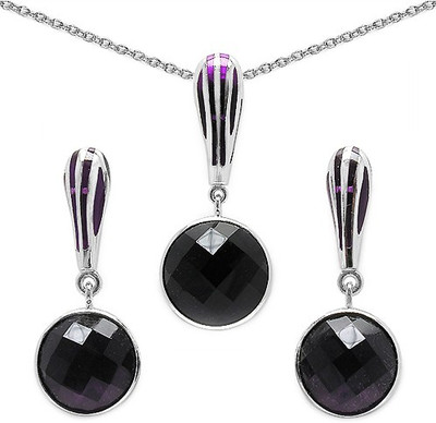 

Johareez Sterling Silver Jewel Set(Purple)