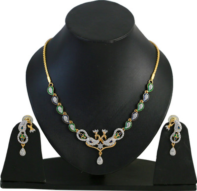 Touchstone Alloy Jewel Set(Multicolor)
