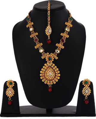 

Zeneme Alloy Jewel Set(Red)