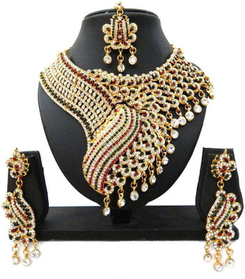 

Shree Bhawani Art Jewellery Alloy Jewel Set(Multicolor)