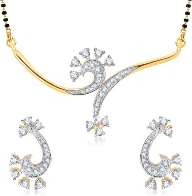 MEENAZ Alloy Gold Jewellery Set(Pack of 1)