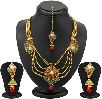 

Trushi Copper Jewel Set(Gold)