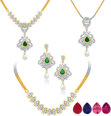 

Sukkhi Alloy Jewel Set(Gold, White)