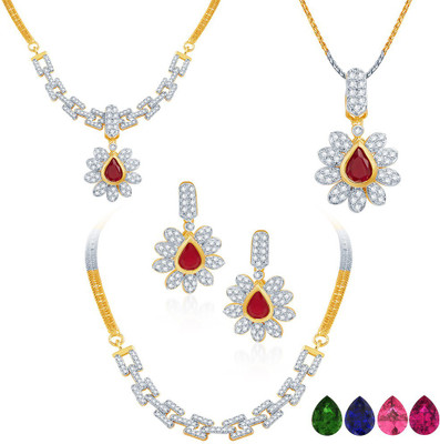 

Sukkhi Alloy Jewel Set(Gold, White)