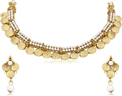 

Meenaz Alloy Jewel Set(Gold)