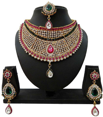 

Shree Bhawani Art Jewellery Alloy Jewel Set(Multicolor)