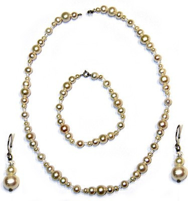 

Prisha Mother of Pearl Jewel Set(Multicolor)
