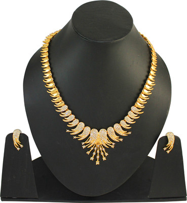 71% OFF on Touchstone Alloy Jewel Set(Gold)