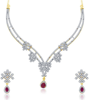 

Sukkhi Alloy Jewel Set(Gold, White)