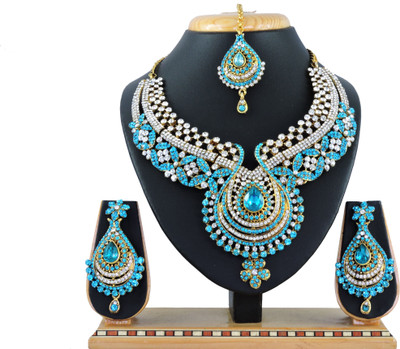 

Vatsalya Creation Alloy Jewel Set(Turquoise)
