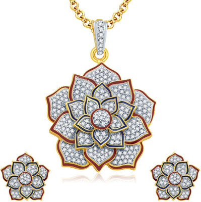 

Sukkhi Alloy Jewel Set(Gold, White)