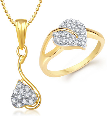 

Meenaz Alloy Jewel Set(White)