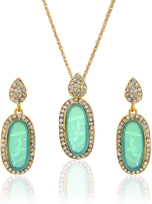 

Fashion Fusion Alloy Jewel Set(Green)