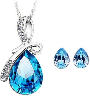 64% OFF on Cyan Alloy Jewel Set(Blue) 64% OFF on Cyan Alloy Jewel Set(Blue)