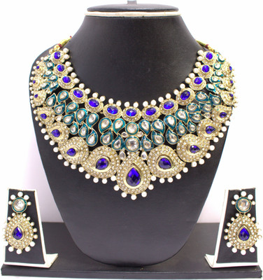 

Zaveri Pearls Alloy Jewel Set(Multicolor)