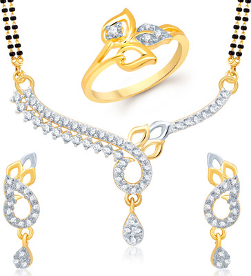 

VK Jewels Alloy Jewel Set(Gold)