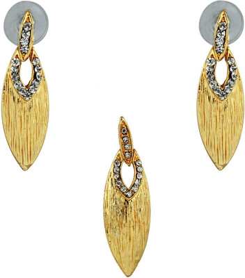 

Kshitij Jewels Alloy Jewel Set(Gold, White)