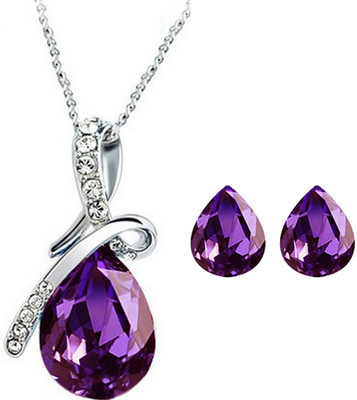 Cyan Alloy Jewel Set(Purple) Cyan Alloy Jewel Set(Purple)