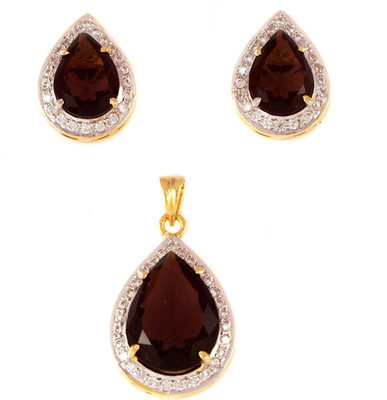 

Aaishwarya Alloy Jewel Set(Red)