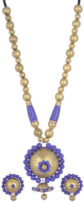 

Sudha Creations Terracotta Jewel Set(Multicolor)