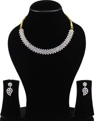 You Bella Alloy Jewel Set(White)