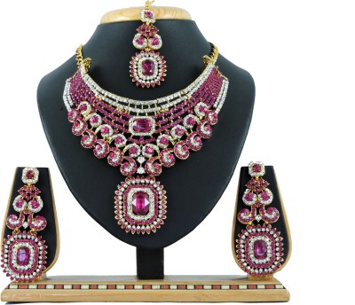 

Vatsalya Creation Alloy Jewel Set(Pink)