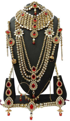 

Shree Bhawani Art Jewellery Alloy Jewel Set(Multicolor)