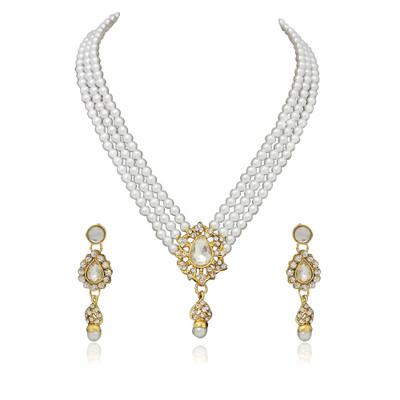 

Atasi International Alloy Jewel Set(White)