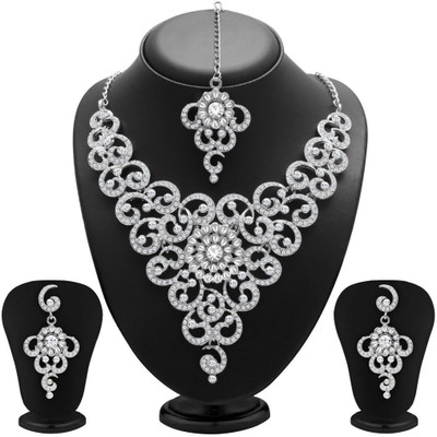 

Sukkhi Zinc Jewel Set(White)