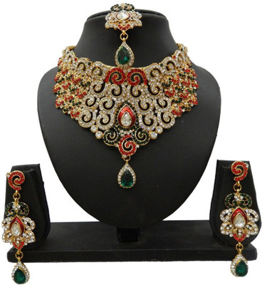 

Shree Bhawani Art Jewellery Alloy Jewel Set(Multicolor)