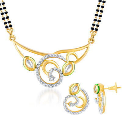 Sukkhi Alloy Jewel Set(White, Gold)