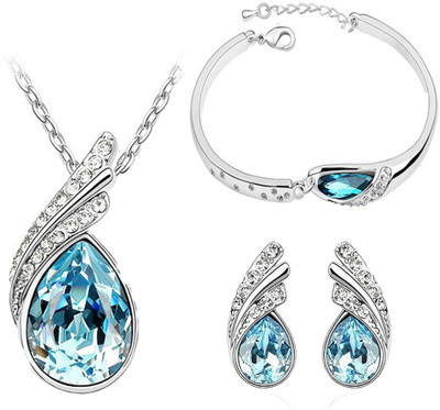 66% OFF on Cyan Alloy Jewel Set(Blue) 66% OFF on Cyan Alloy Jewel Set(Blue)
