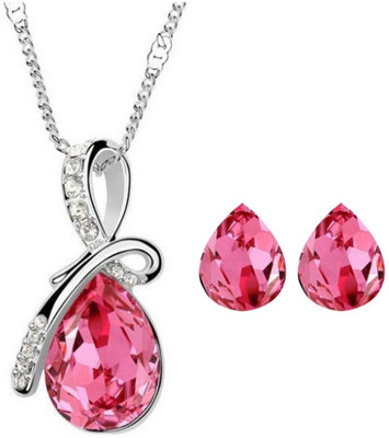60% OFF on Cyan Alloy Jewel Set(Pink) 60% OFF on Cyan Alloy Jewel Set(Pink)