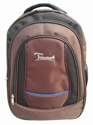 

Triumph Rucksack 15 L Backpack(Multicolor), Chocolate