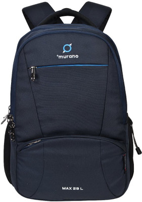 

Murano Max With 3 Compartment Business Laptop Backpack For 15.6" Laptop 29 L Laptop Backpack(Blue)