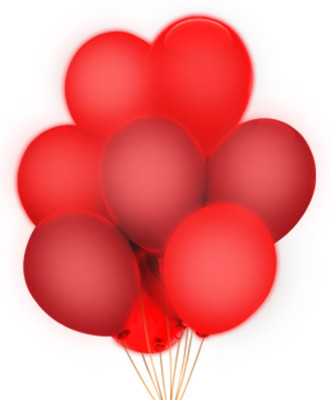 

Funcart Printed FC_LEDBLN04 Balloon(Red, Pack of 5)